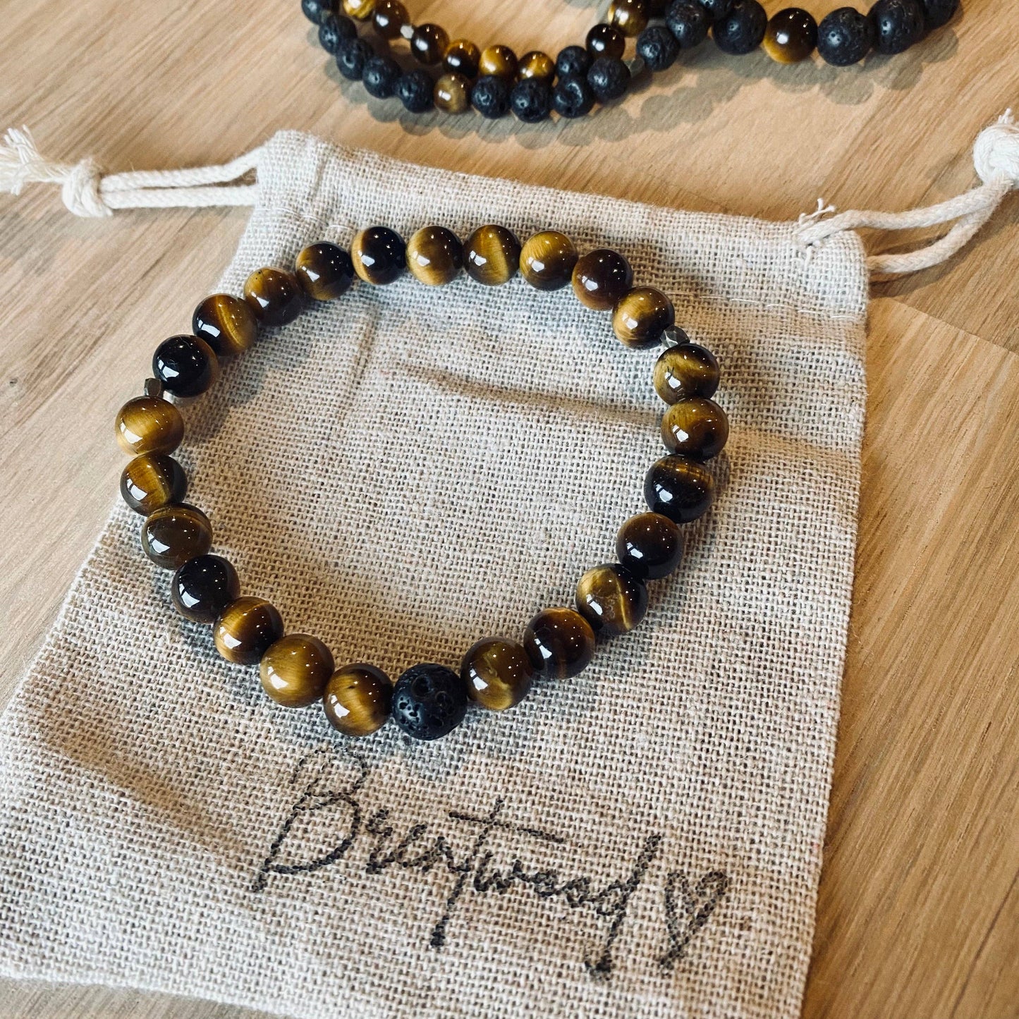 Tigers Eye 8 | Protection | Aroma Bracelet