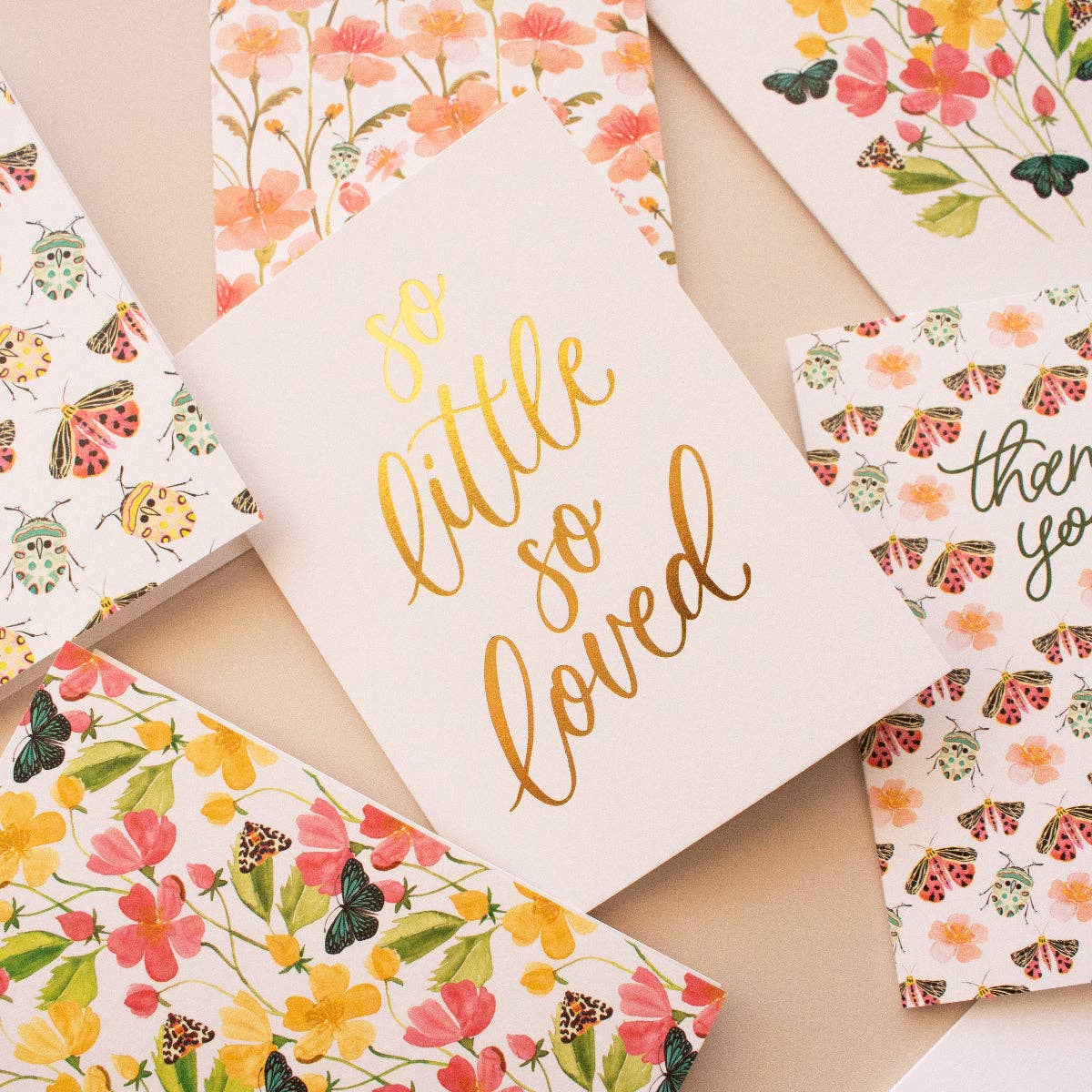So Little So Loved | Gender Neutral New Baby Card