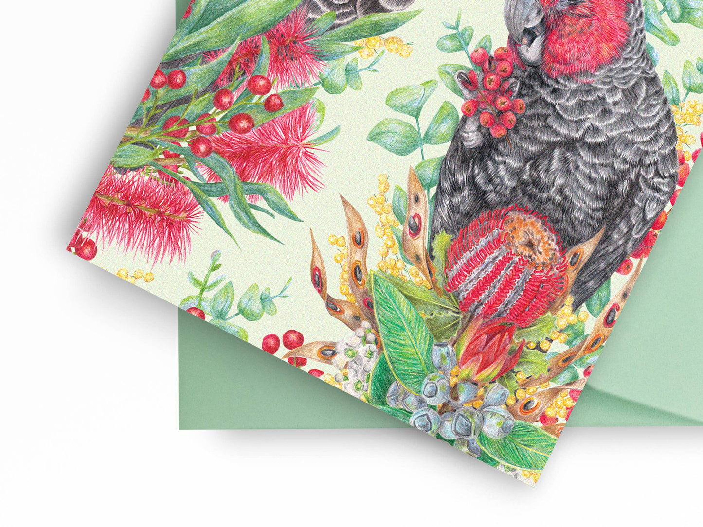Gang-gang Cockatoos Greeting Card