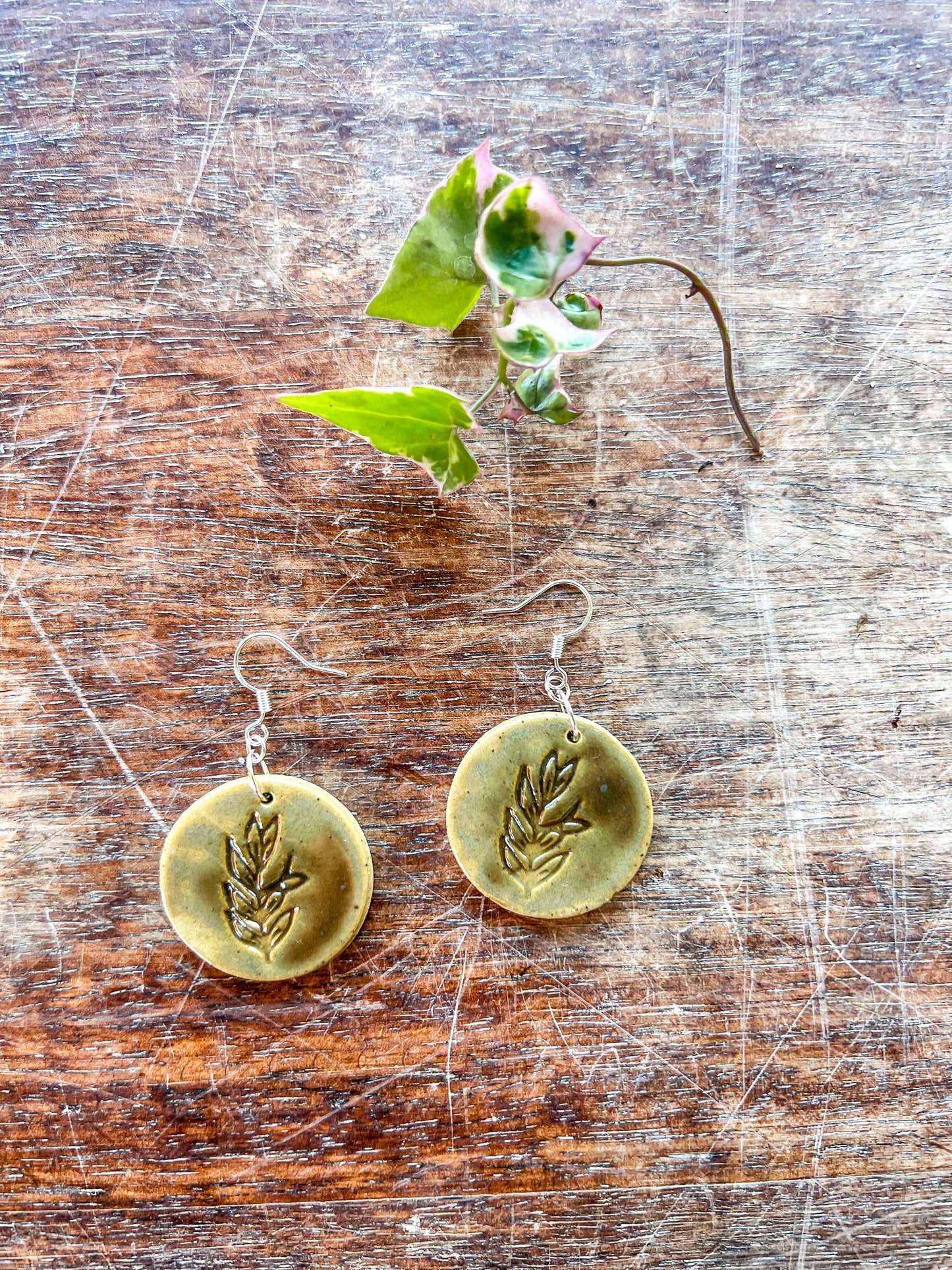 Ceramic Earrings - Floral