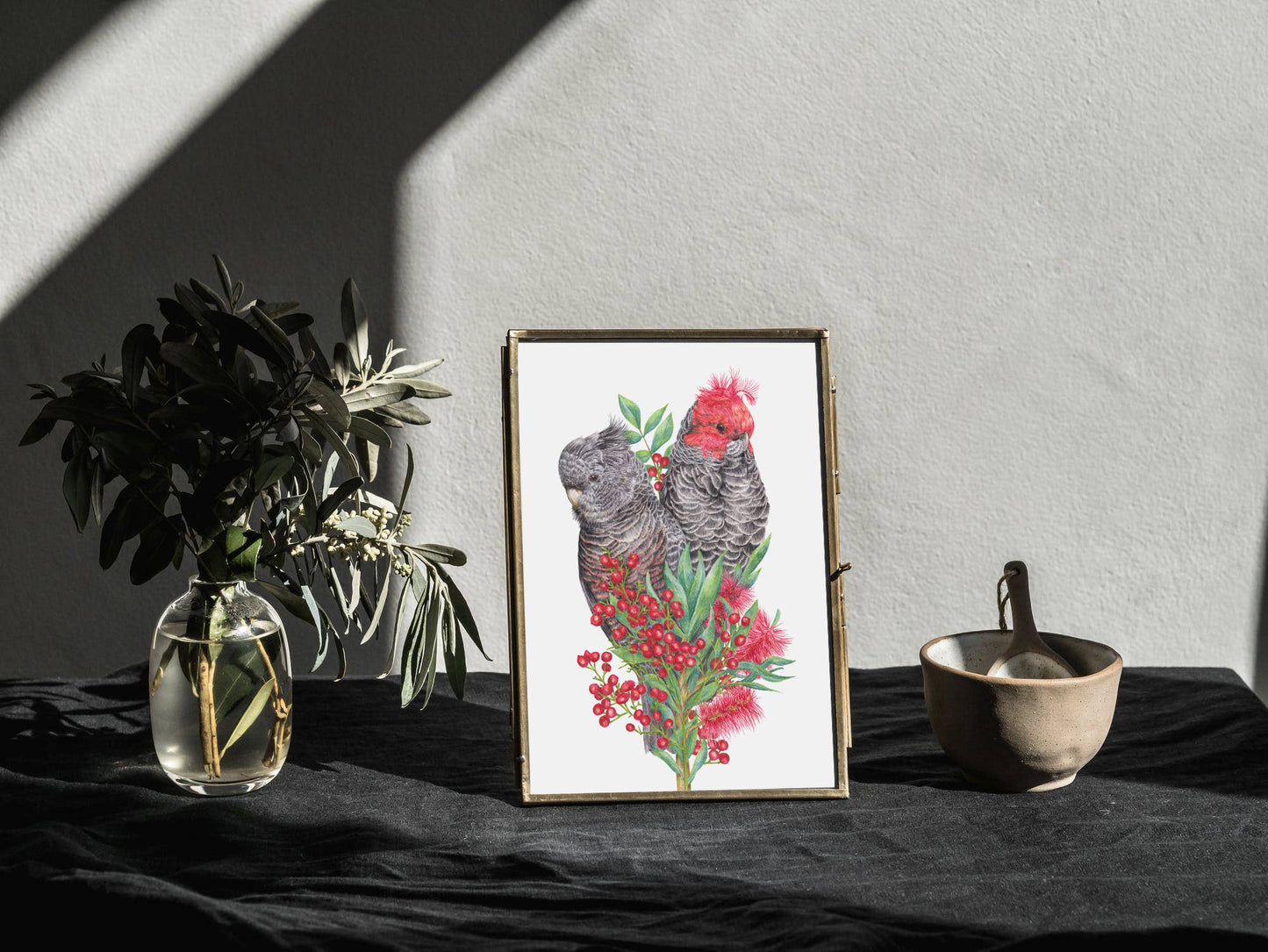 Gang-gang Cockatoos Art Print