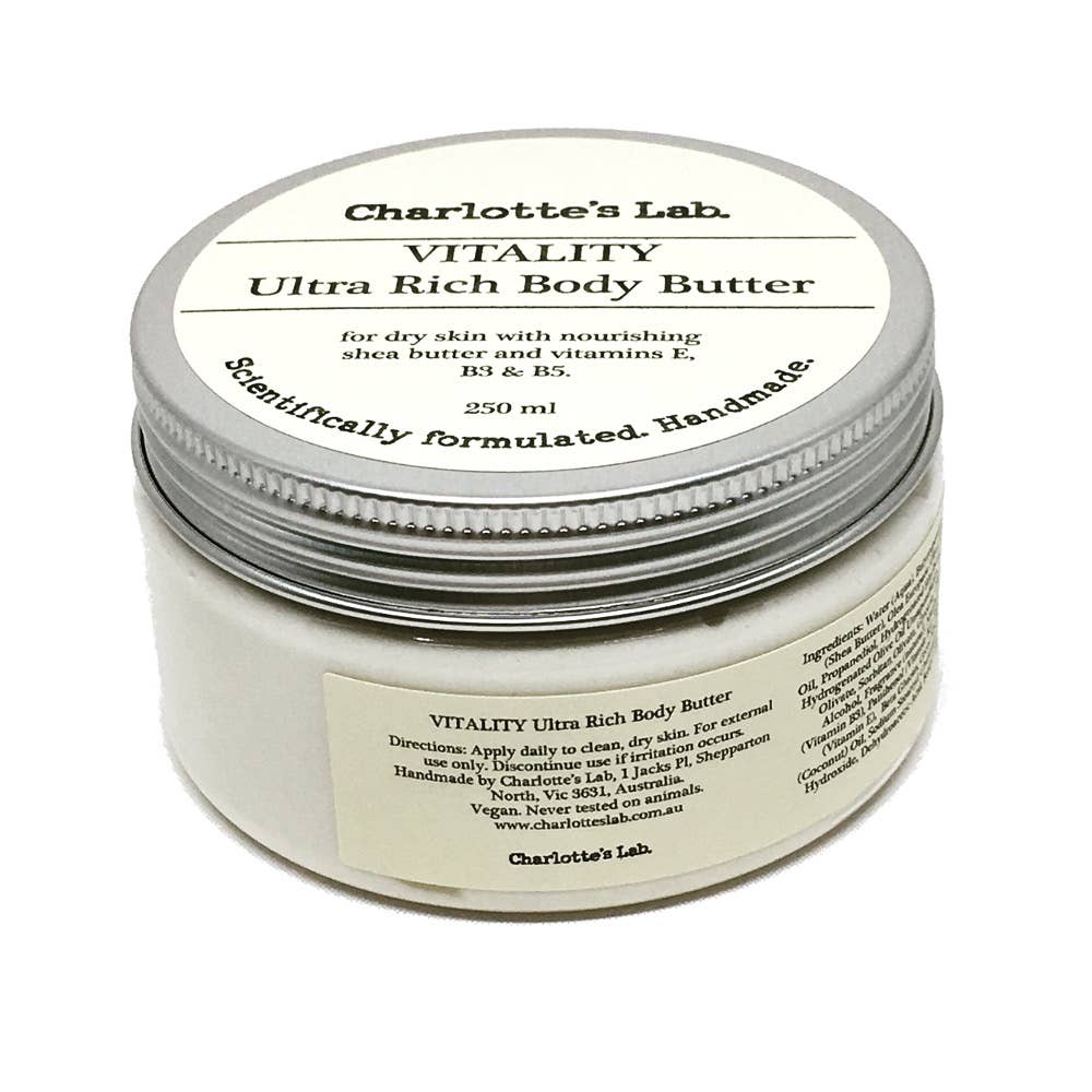 Charlotte's Lab Rich Body Butter. Handmade in Australia