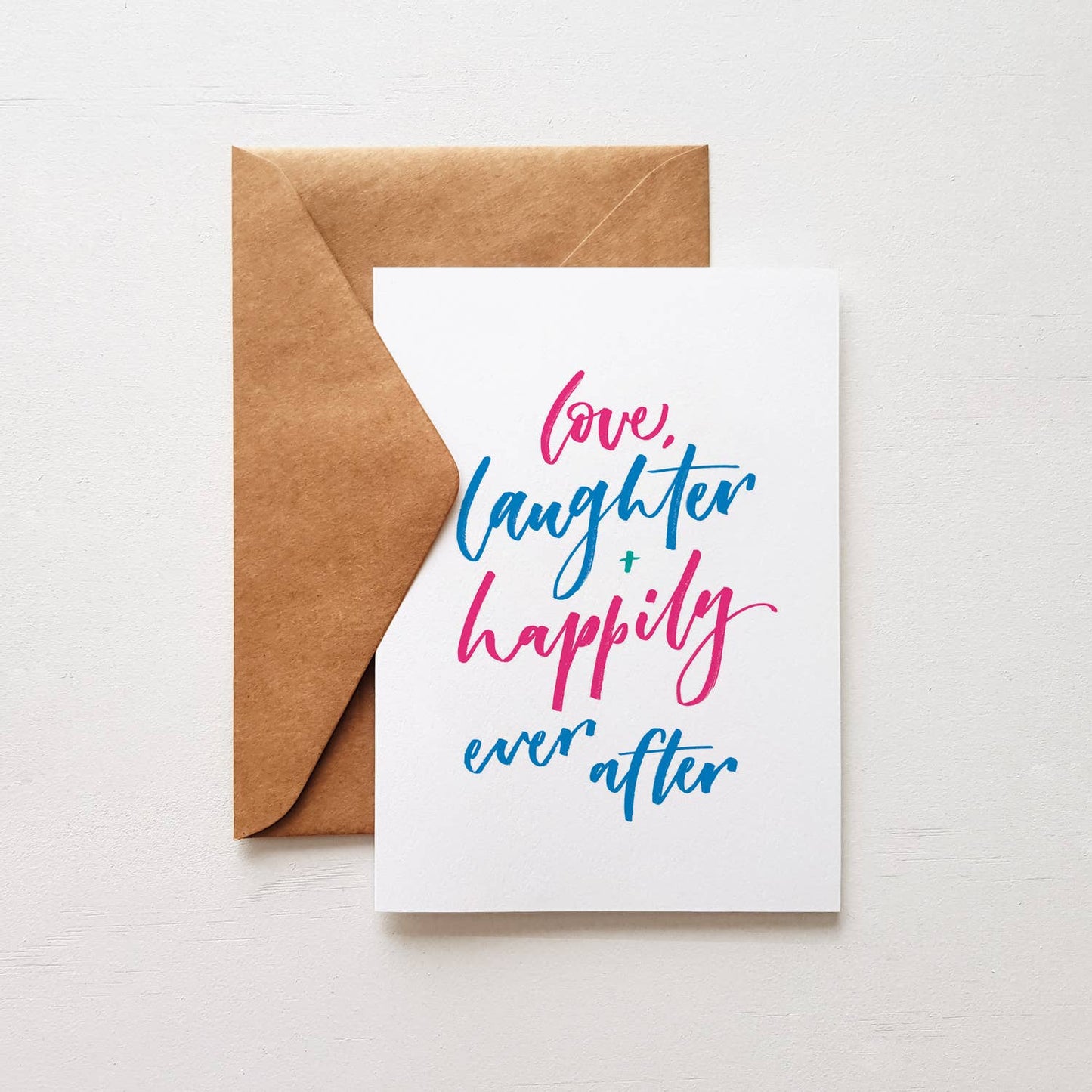 Love, Laughter - Wedding Greeting Card