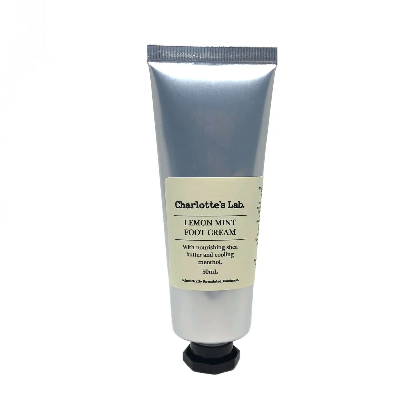 Charlotte's Lab Lemon Mint Hydrating Foot Cream. Made in Australia
