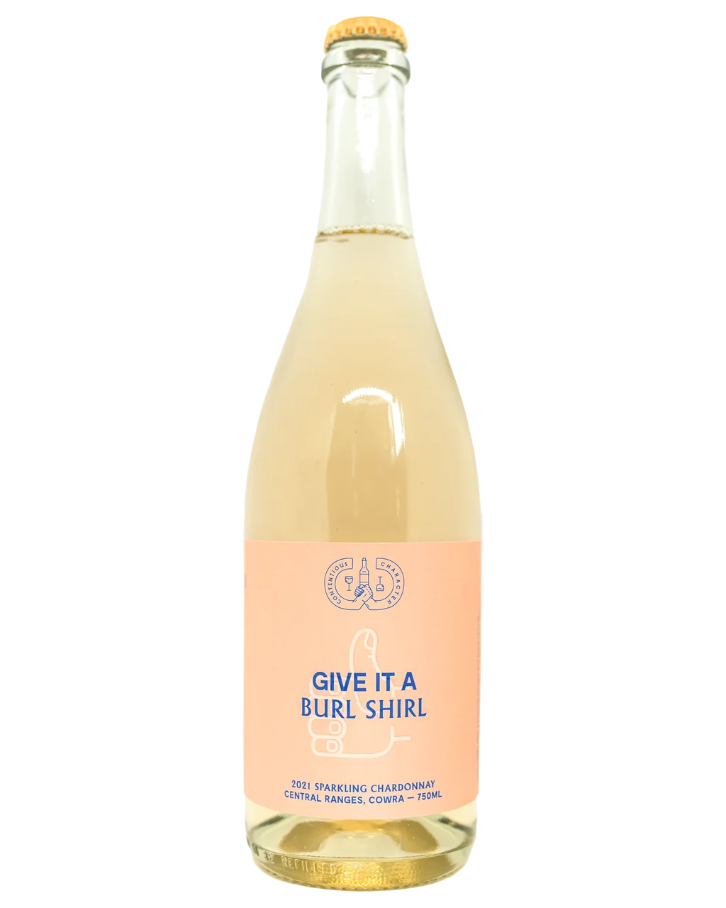 Contentious Character Winery ACT. Sparkling Give it a Burl Shirl! AVAILABLE ONLINE ONLY (Copy)