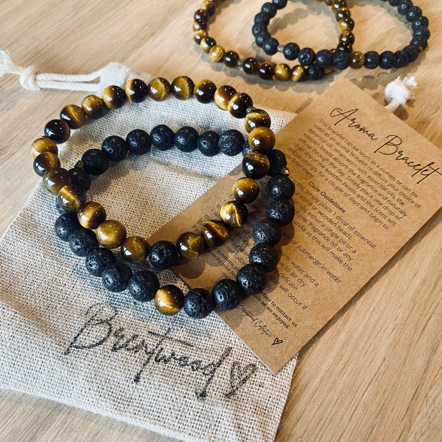 Tigers Eye 8 | Protection | Aroma Bracelet