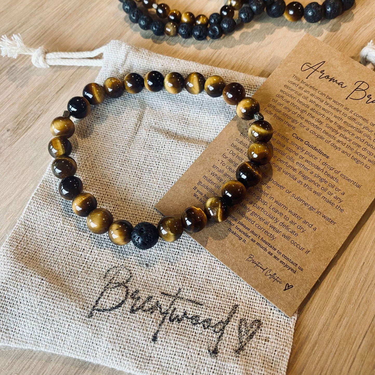 Tigers Eye 8 | Protection | Aroma Bracelet