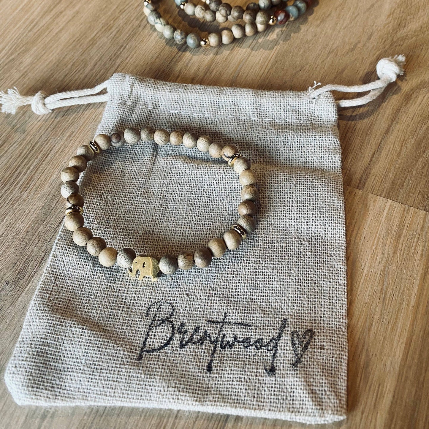 Aroma Bracelet | Gold Elephant