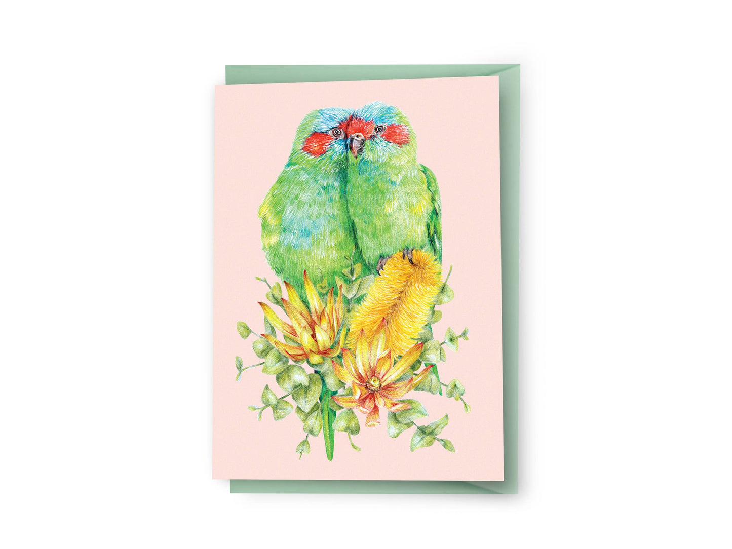Musk Lorikeets Greeting Card
