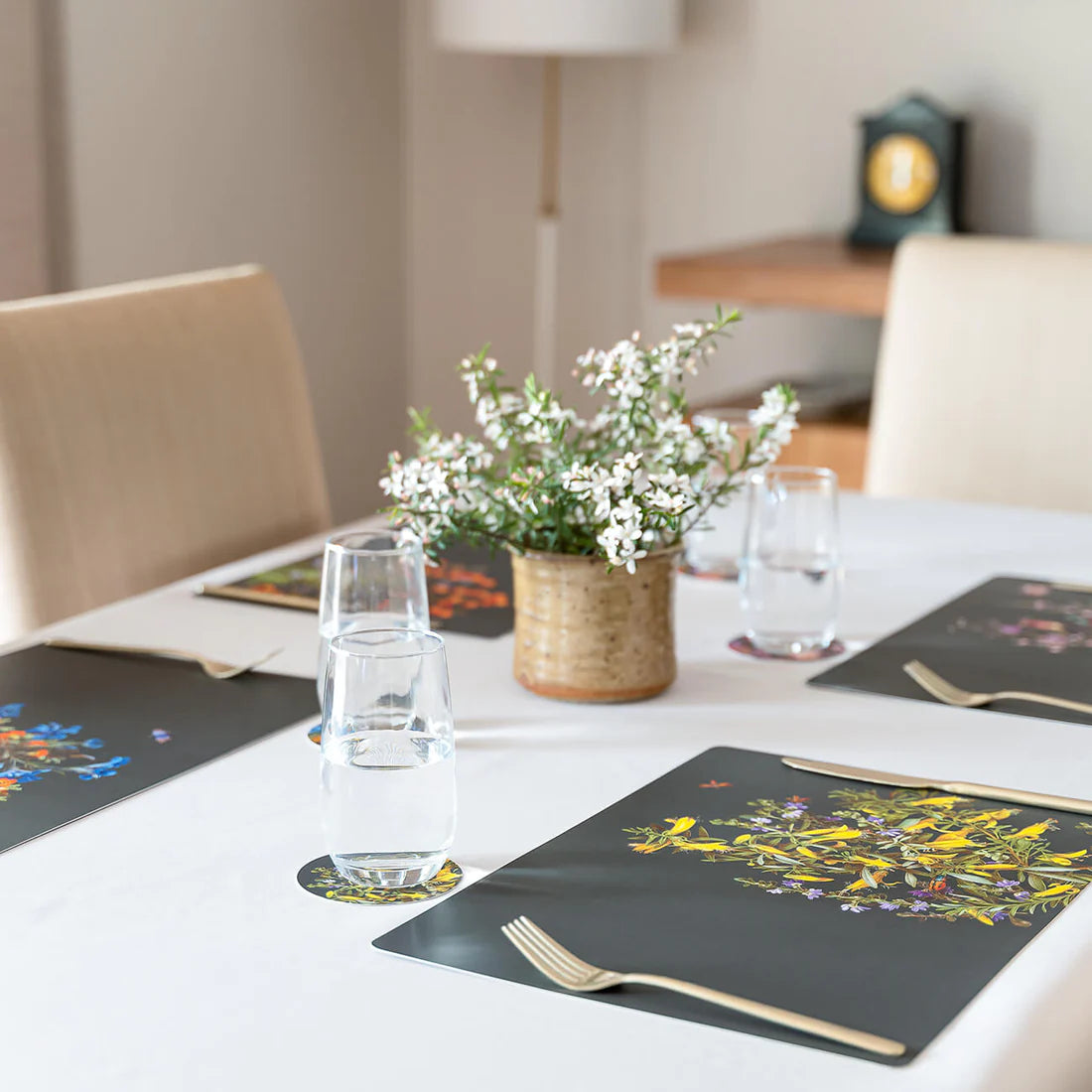 Bell Art Woodlands Dining Placemats. Handmade in Australia