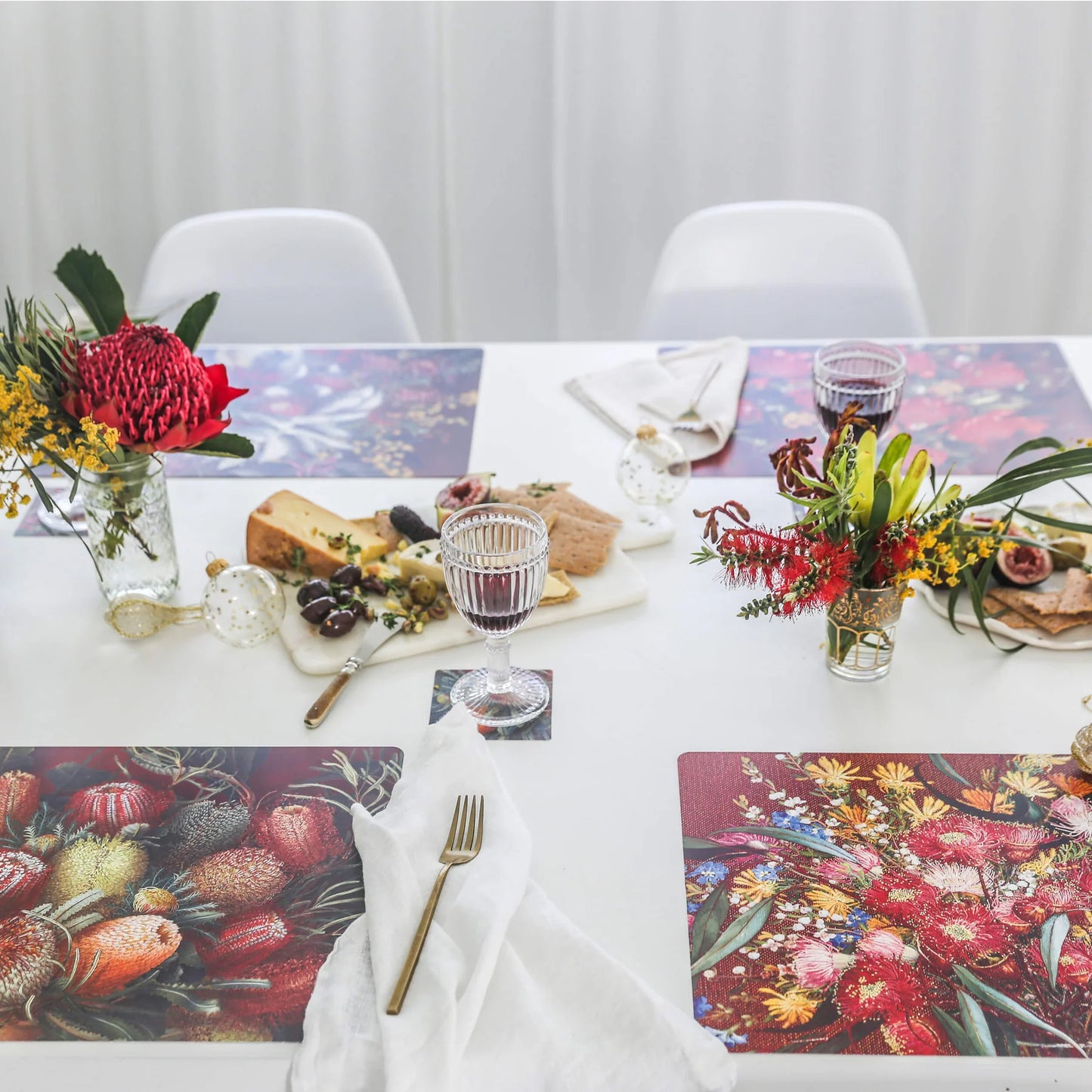 Wildflower Dining Placemats. Handmade in Australia