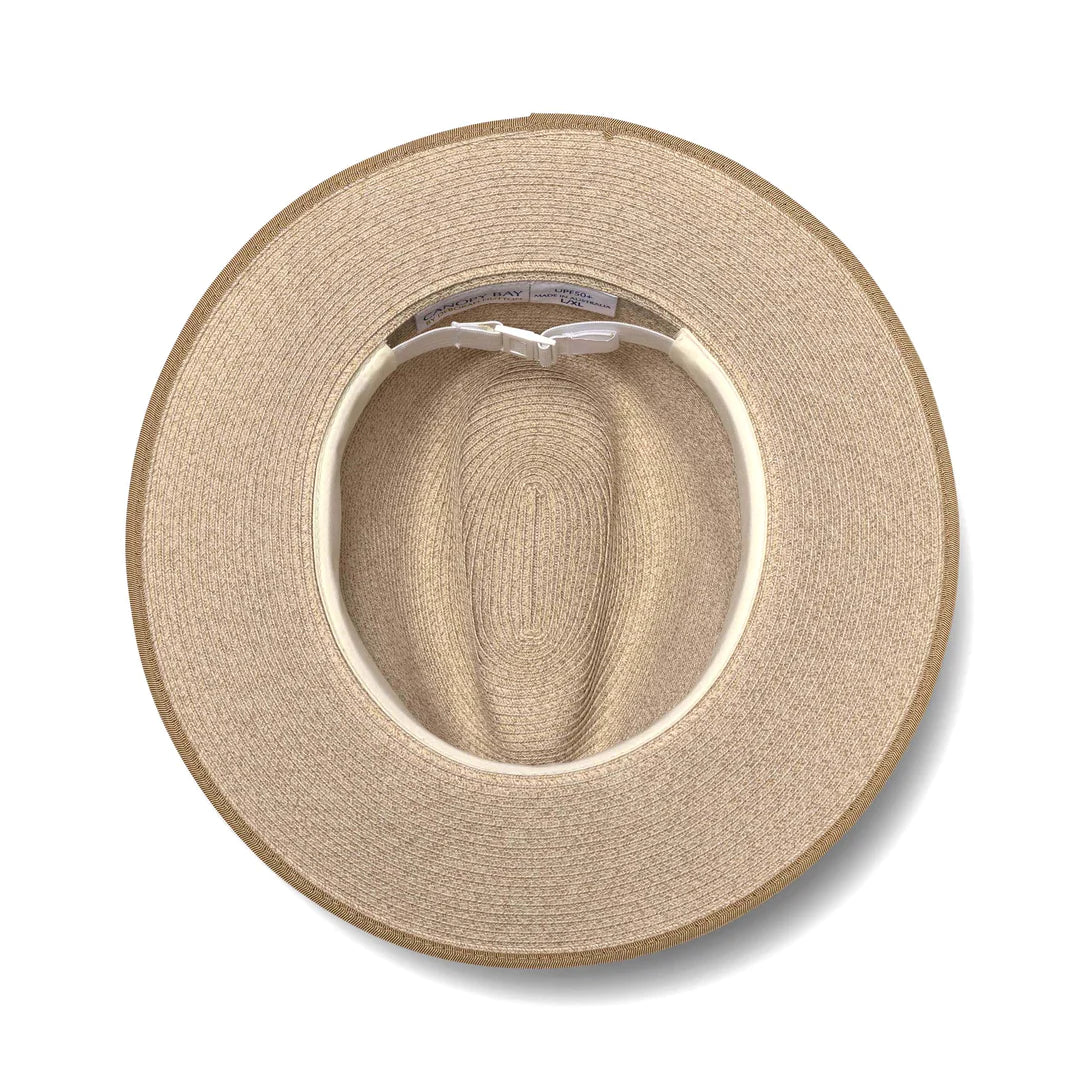 DEBORAH HUTTON CANOPY BAY. Mixed Wheat Portland Fedora Hat. Handmade in Australia