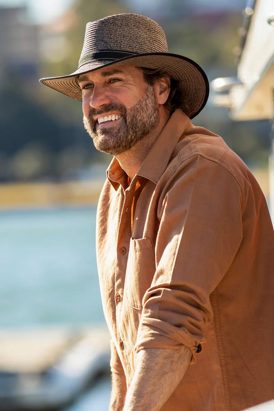 DEBORAH HUTTON CANOPY BAY DURHAM FEDORA HAT. HANDMADE IN AUSTRALIA