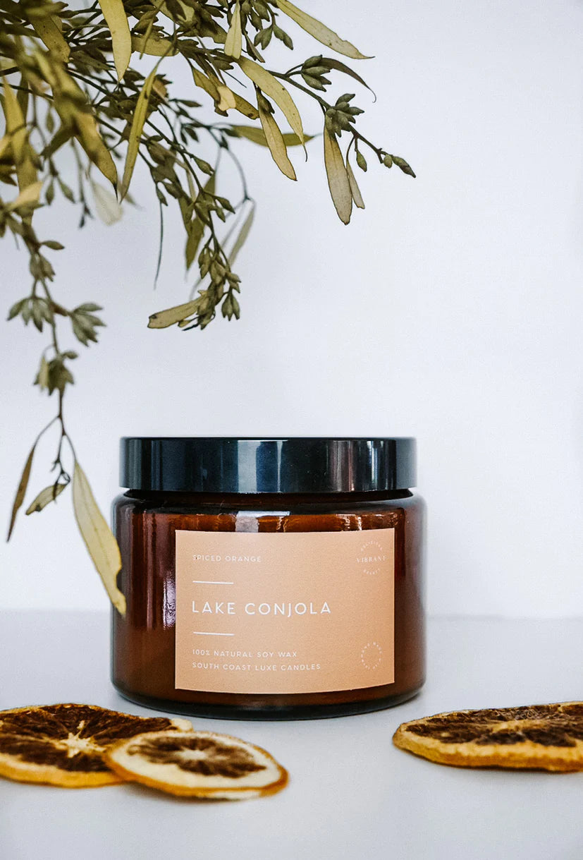 Lake Conjola Candle. Handmade in Milton NSW, Australia