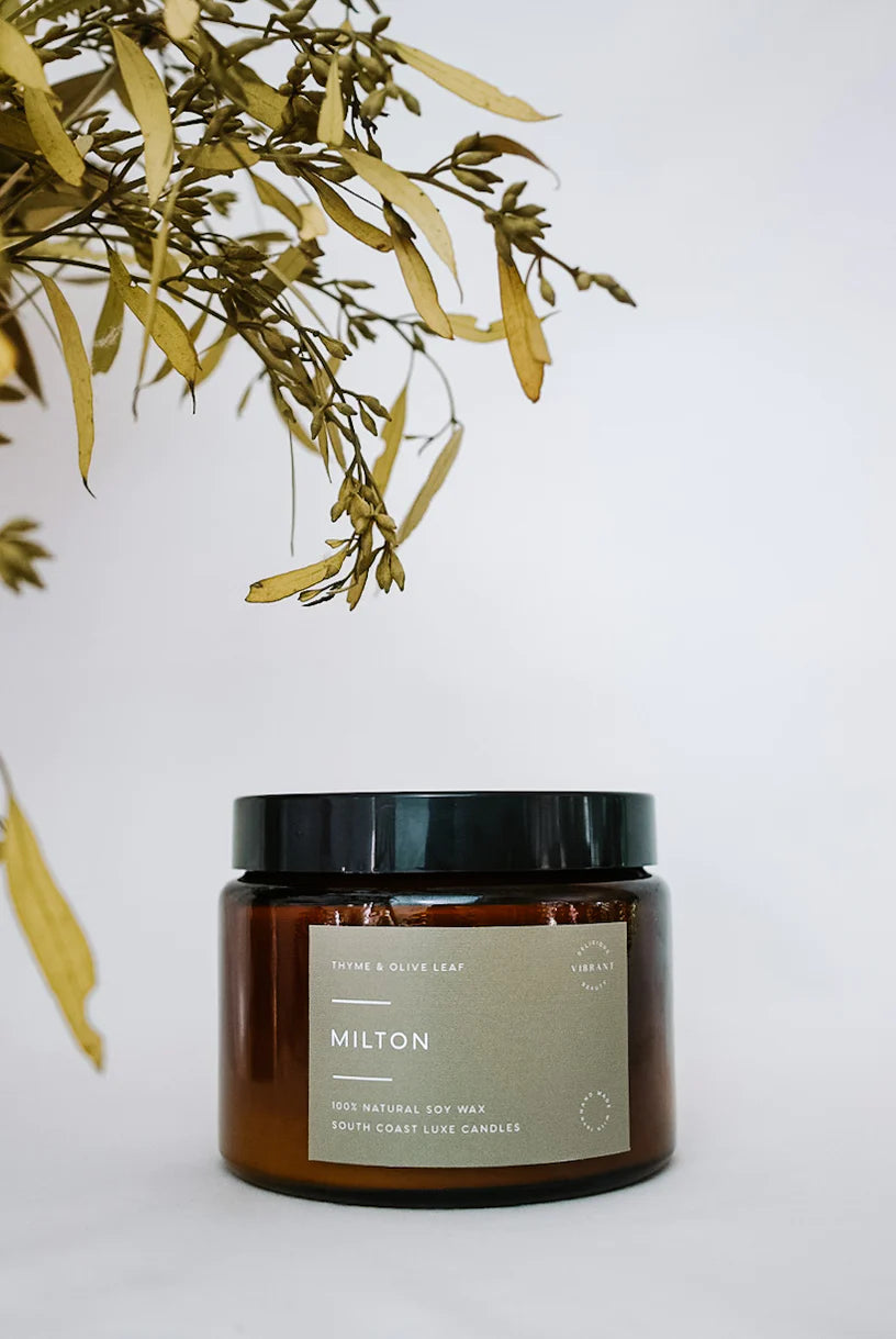Milton Candle Australian Made in Milton NSW