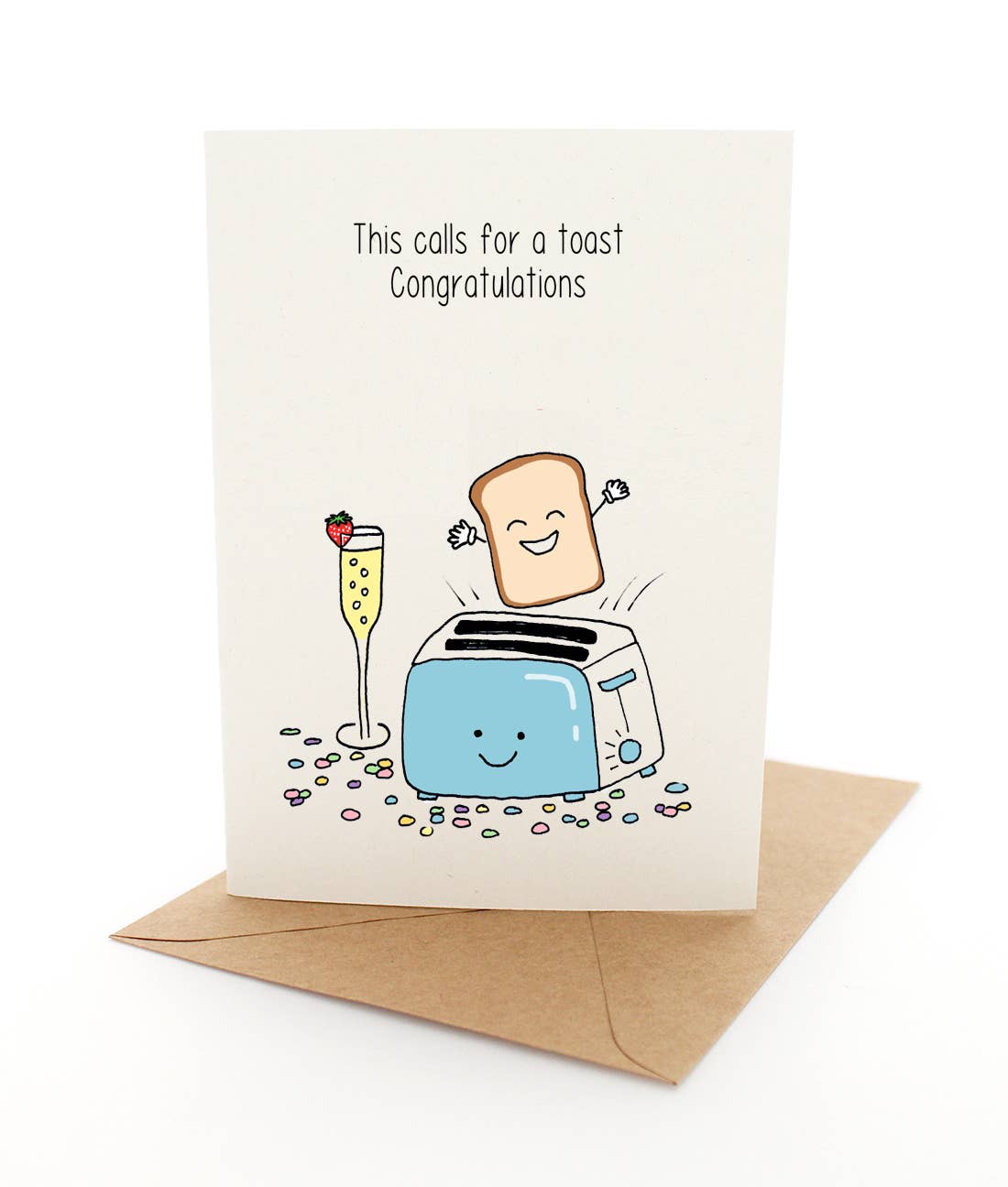 Punny Toast - Greeting Card