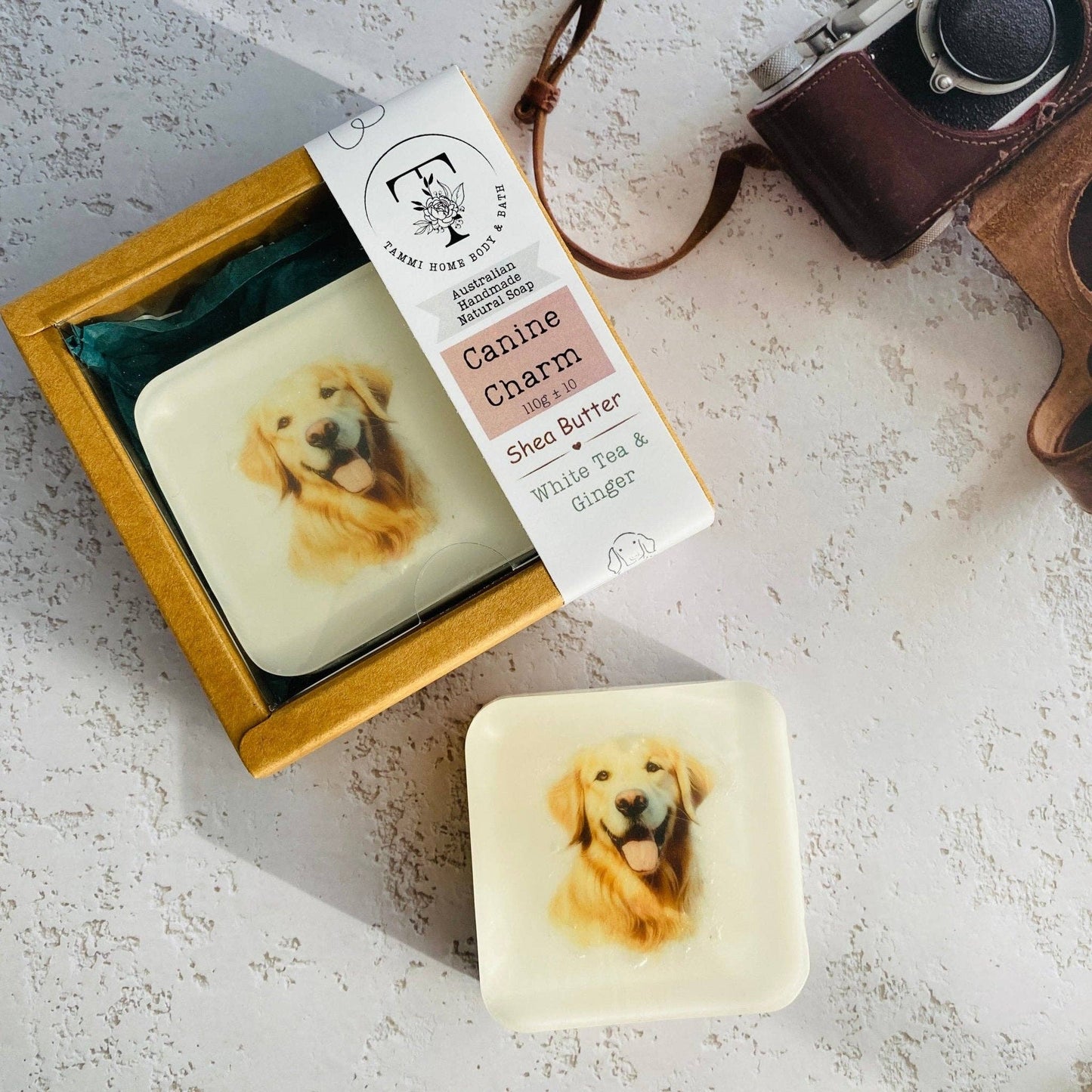 Handmade Artisan Soap | Golden Retriever | Canine Charm