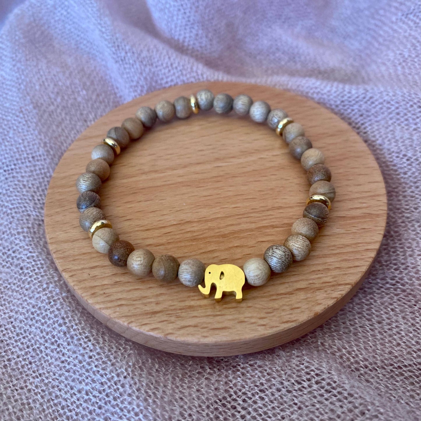 Aroma Bracelet | Gold Elephant