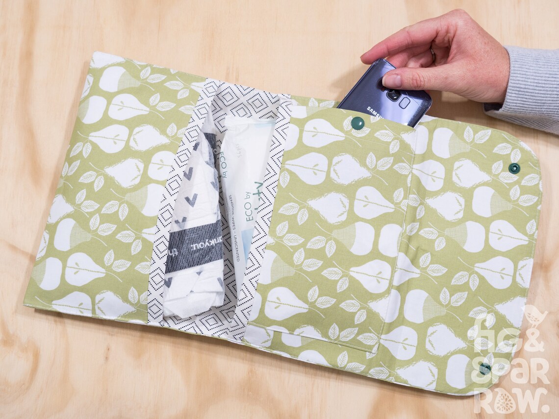 Fig & Sparrow Harvest Nappy Wallet. Handmade in Australia