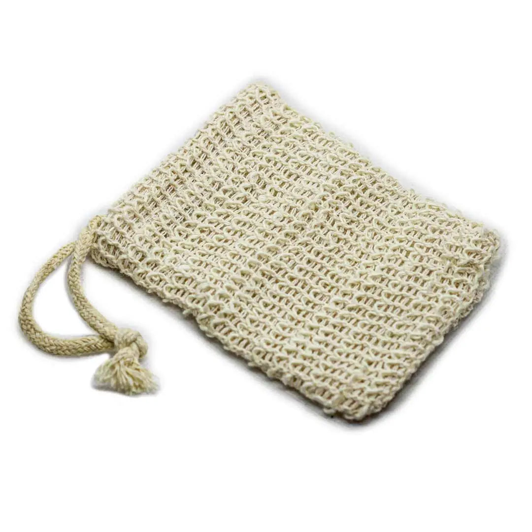 Soap Saver Pouch. Exfoliate. Hemp.