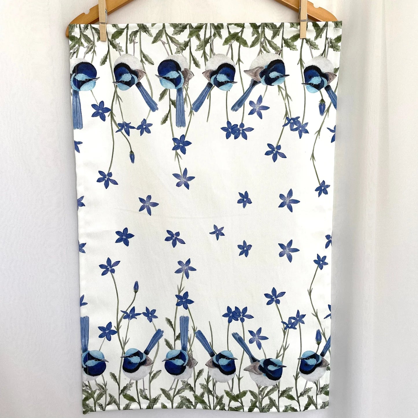 Australian Made Pure Cotton Tea Towel. Australian Bird Native Decorative Prints