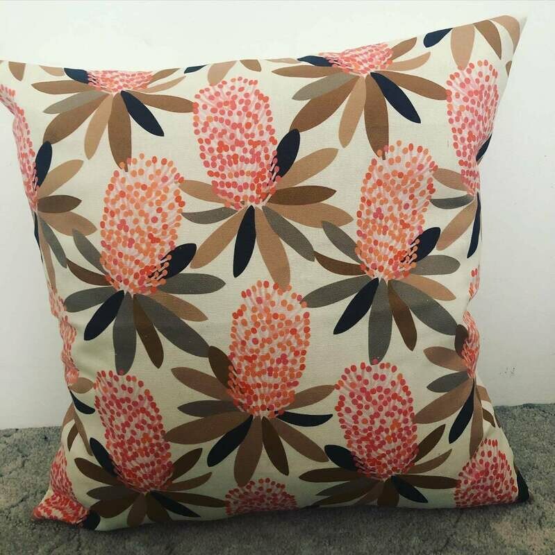 Cushion Cover - Square - Neutral Banksia