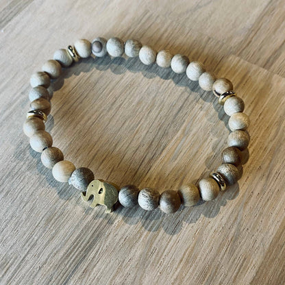 Aroma Bracelet | Gold Elephant