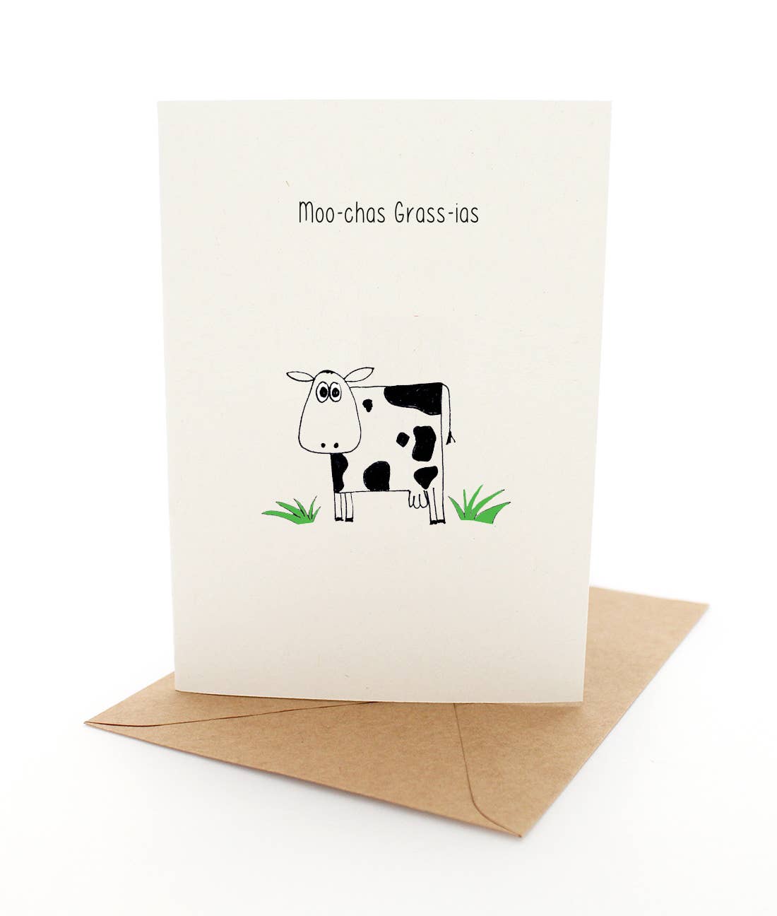 Punny Cow - Greeting Card
