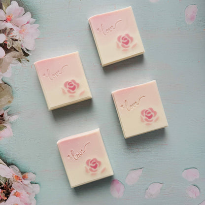 Handmade Artisan Soap | I Adore | Cherry Blossom, Hydrangea & Peach Scent