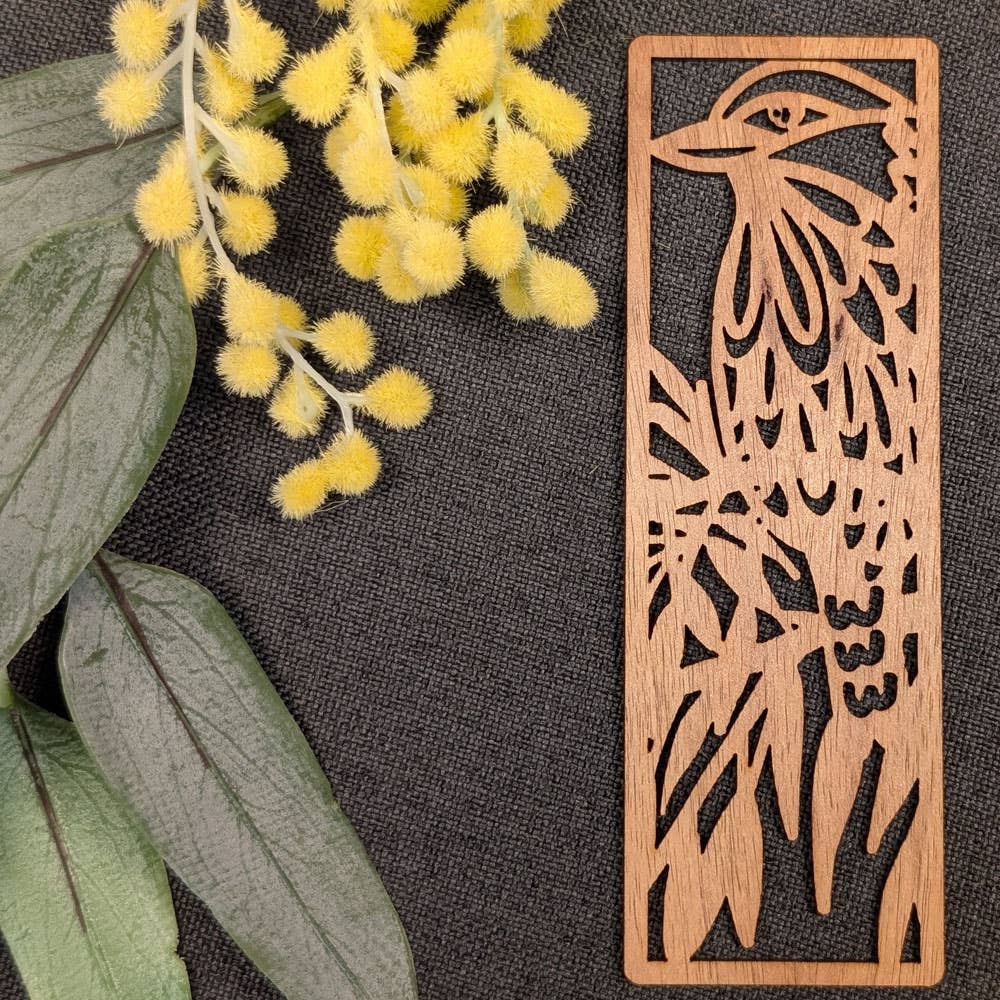 Laughing Kookaburra: Australian Wooden Keyring