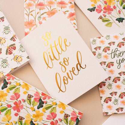So Little So Loved | Gender Neutral New Baby Card