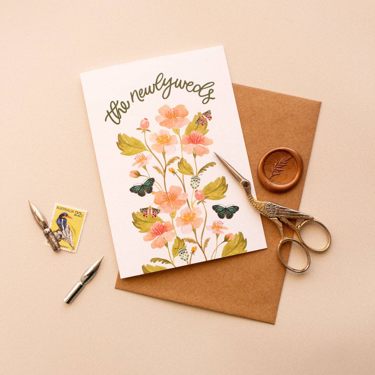 The Newlyweds | Wedding Greeting Card