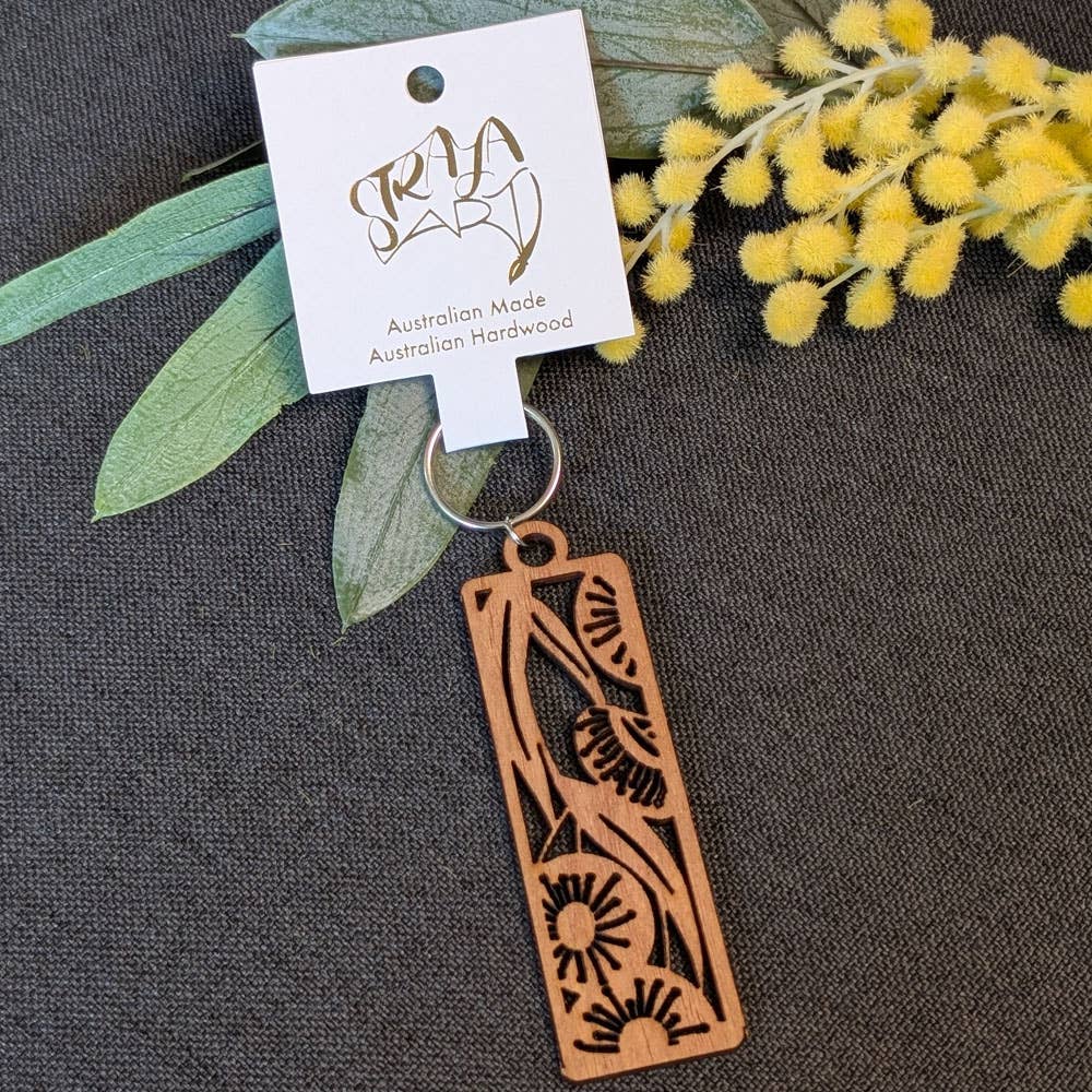 Flowering Bluegum: Australian Wooden Keyring