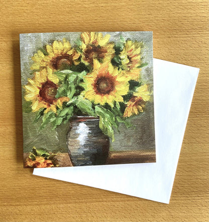 Sunflowers Premium Greeting Card