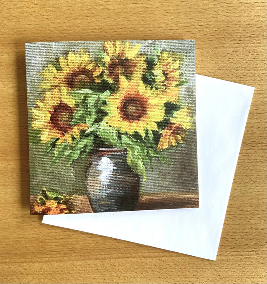 Sunflowers Premium Greeting Card