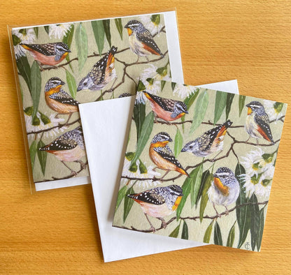 Pardalote Party Premium Greeting Card