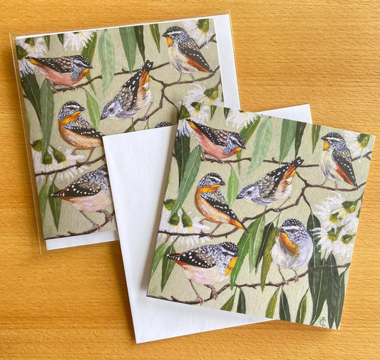 Pardalote Party Premium Greeting Card