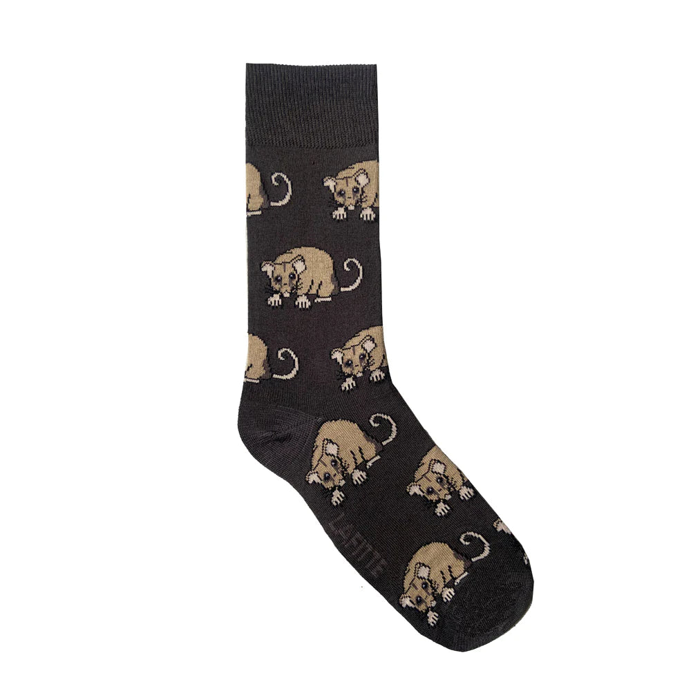 Socks - Pygmy Possum Charcoal
