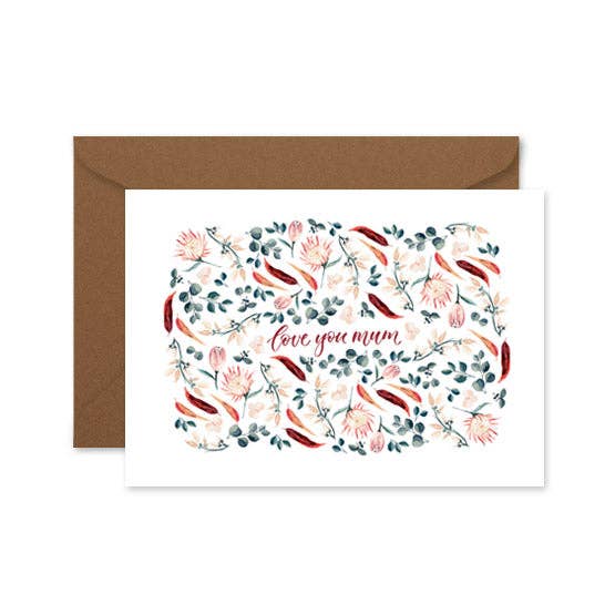 Love you Mum - Mother's Day Greeting Card
