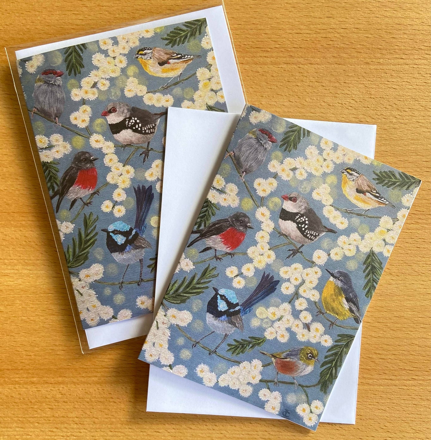 Little Birds Sampler Greeting Card