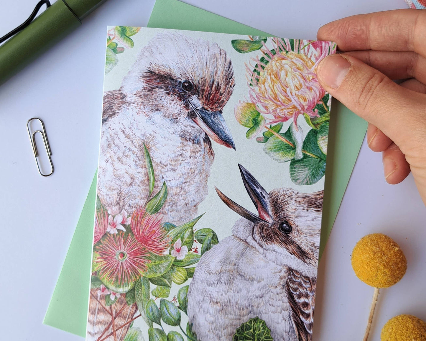 Laughing Kookaburra Greeting Card