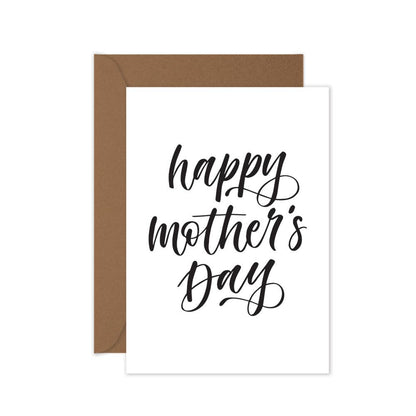 Happy Mother's Day Black - Greeting Card