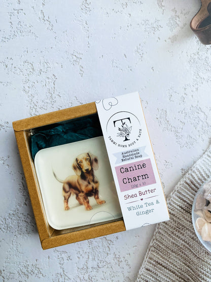 Handmade Artisan Soap | Dachshund (Brown) | Canine Charm