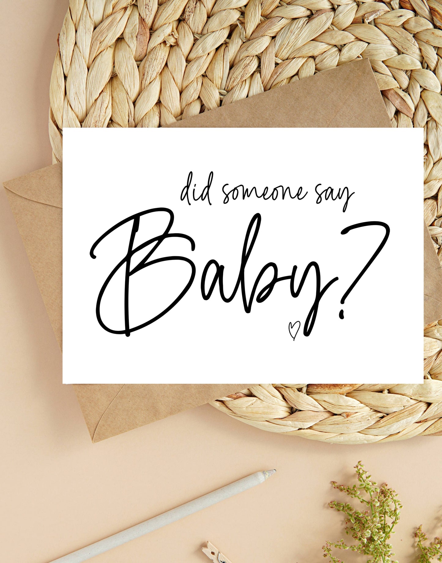 Funny New Baby Congratulations Card