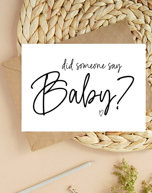 Funny New Baby Congratulations Card