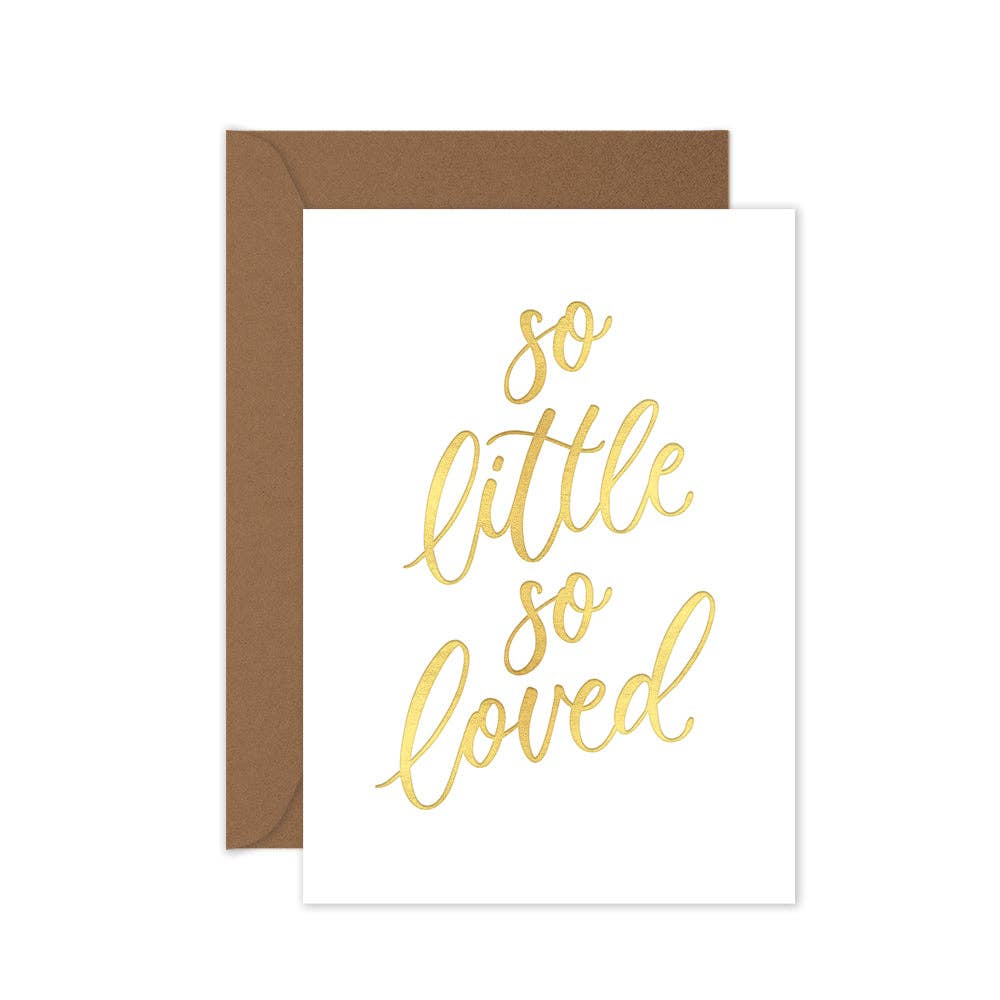 So Little So Loved | Gender Neutral New Baby Card