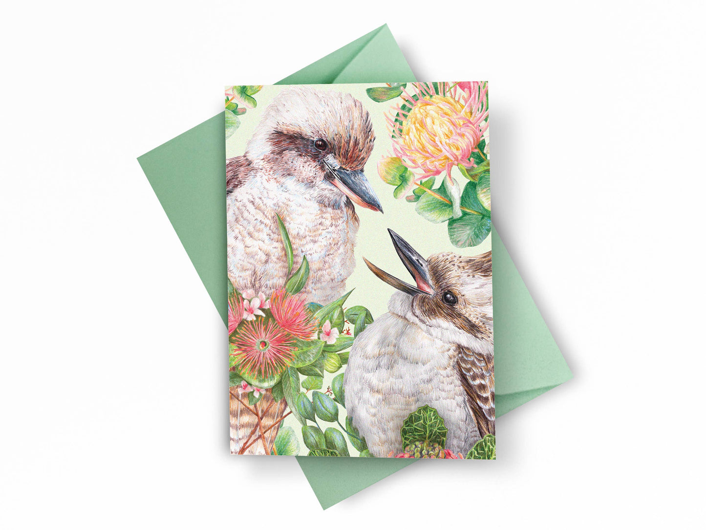 Laughing Kookaburra Greeting Card