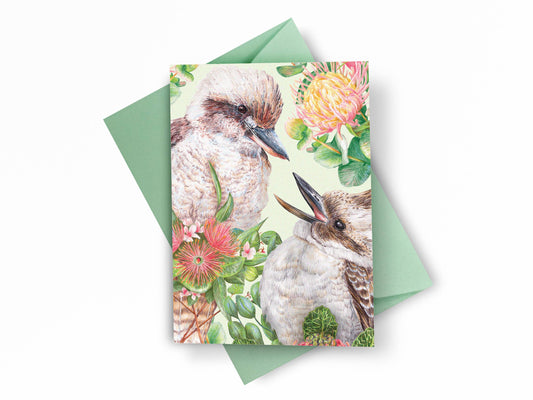 Laughing Kookaburra Greeting Card
