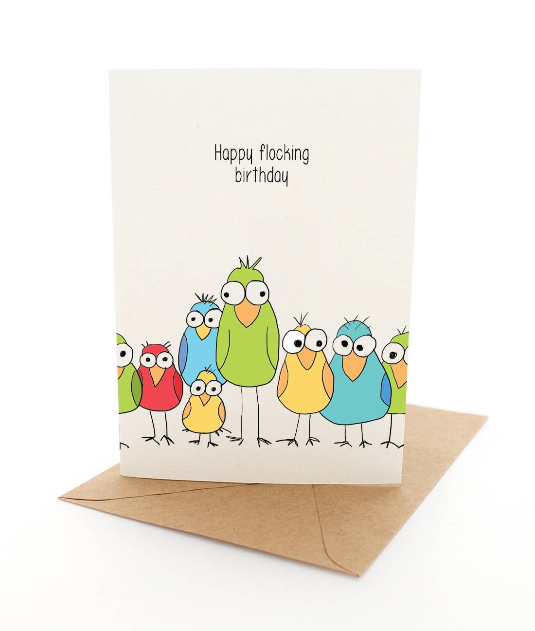 Punny Flock - Greeting Card