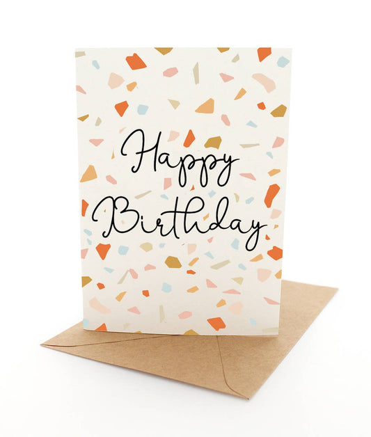 Terrazzo Birthday - Greeting Card